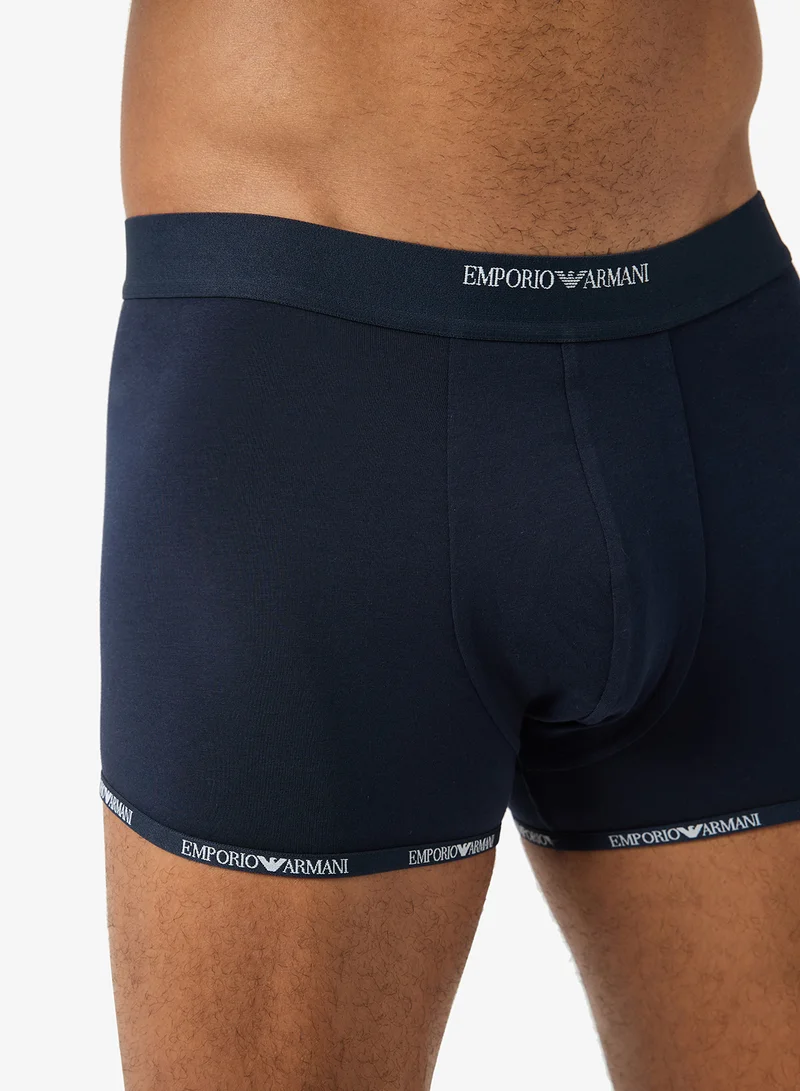 EMPORIO ARMANI  2 Pack Of Logo Boxers for Men | Best Price UAE